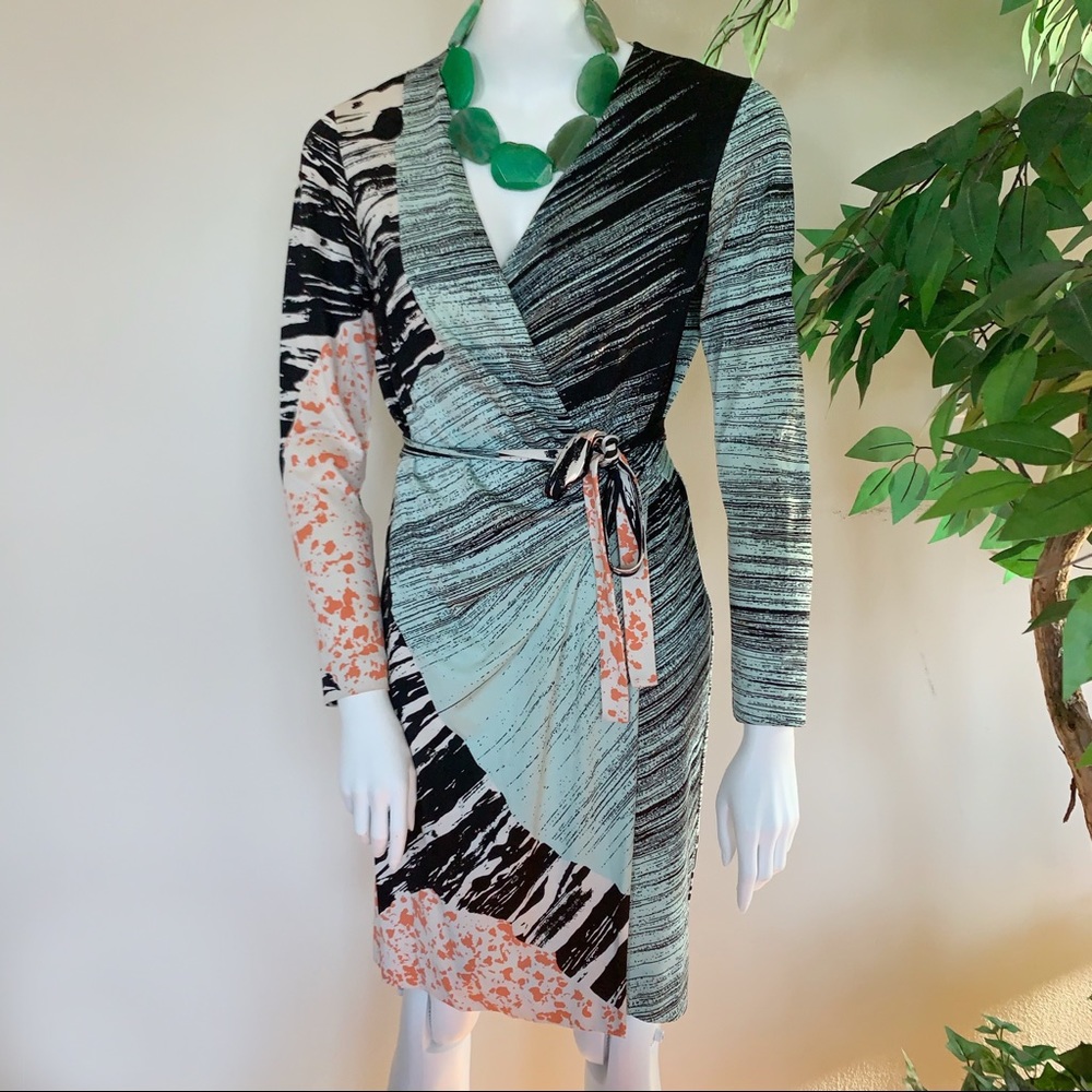 Diane Von Furstenberg Valencia Wrap-Dress, Sz 10